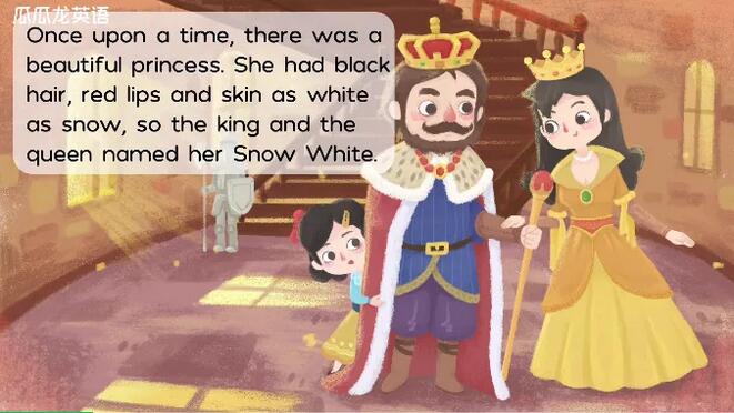 《snow white》白雪公主的故事英文版带翻译